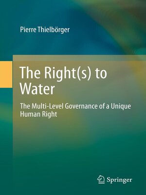 cover image of The Right(s) to Water